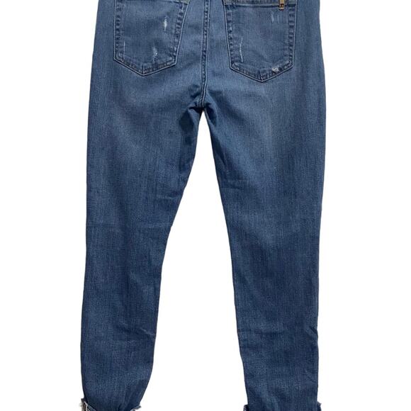 Joe’s Jeans Distressed Denim Size 28 Cuffed Skinny - Picture 5 of 9